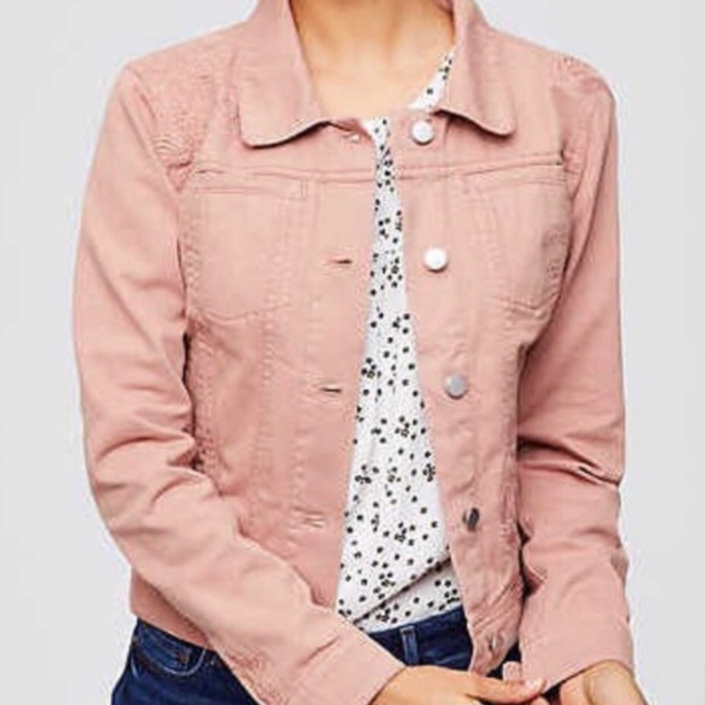 Paisley Embroidered Denim Jacket